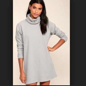 NYT SCHEME OF THINGS GREYLONG SLEEVE DRESS